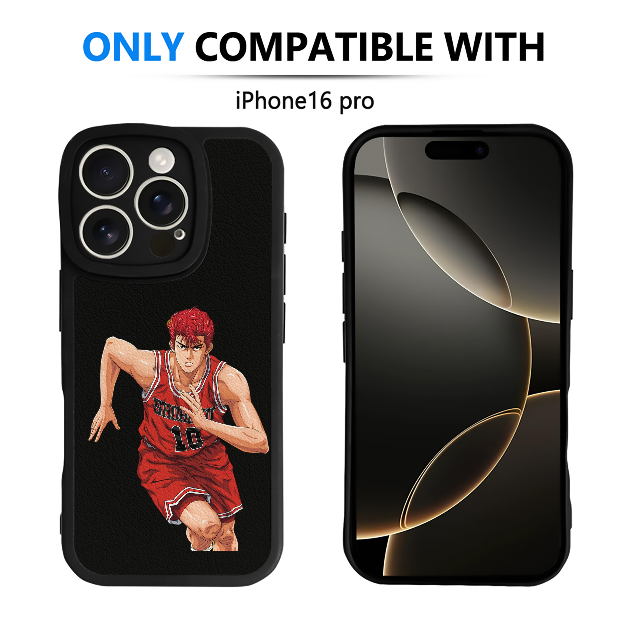 （画像用） SLAM DUNK／スラムダンク 【iPhone 16シリーズ対応】シリコンスマホケース（レザー調） 材質：シリコン